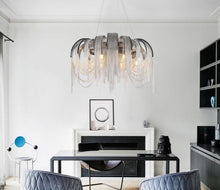 Load image into Gallery viewer, BLOSSOM Aluminum Chain Pendant Light - Luxurious Modern Chandelier