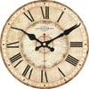Vintage Wall Clock Roman Number Design Silent No Ticking Sound