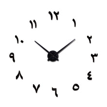 Load image into Gallery viewer, Wall Clock Horloge 3d Diy Acrylic Mirror Stickers