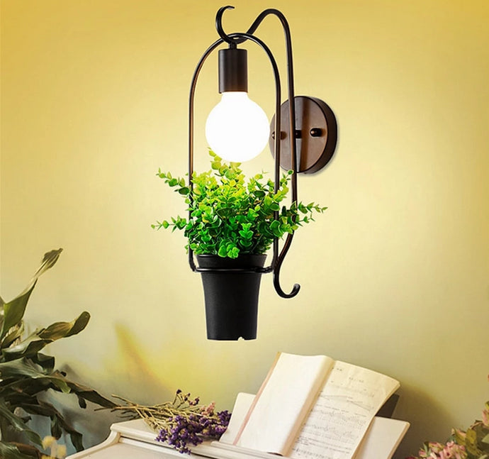 Brielle - Modern Nordic Planter Wall Lamp