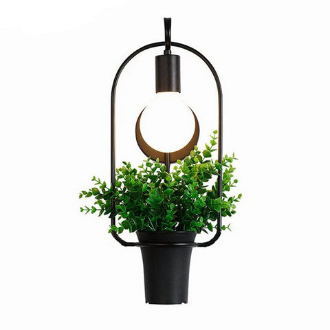 Image of Brielle - Modern Nordic Planter Wall Lamp