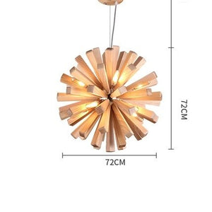 Dandelion Wooden Pendant Lights
