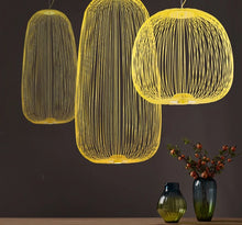 Load image into Gallery viewer, Minis - Modern Cage Spokes Hanging Lamp