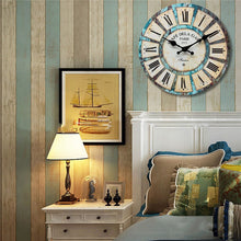 Load image into Gallery viewer, Vintage Round Wall Clock Retro Home Decoration