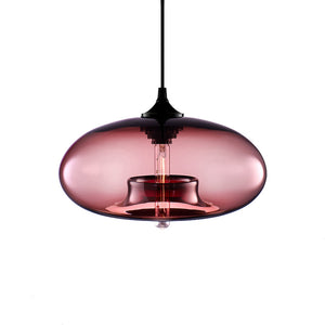 Contemporary Hanging 6 Color Glass Pendant Lights