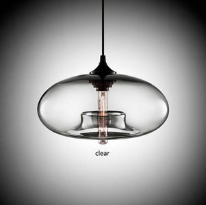 Contemporary Hanging 6 Color Glass Pendant Lights