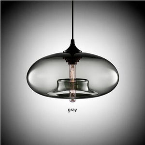Contemporary Hanging 6 Color Glass Pendant Lights