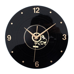 Creative Silent Wall Clock 3D Retro Rustic DIY Wooden Handmade Oversized Wall Clock