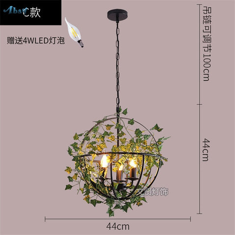 Image of Emory - Vintage Industrial Bird Cage Hanging Lamp