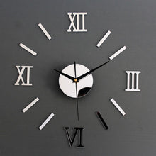 Load image into Gallery viewer, Rome Digital Number Wall Clock DIY 3d Mirror