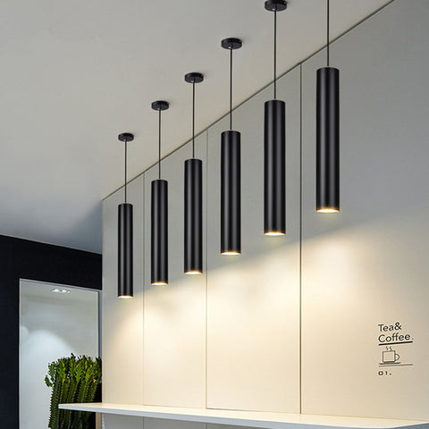 Image of Dimmable LED Pendant Lamp Long Tube