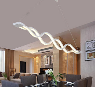 LED Wave Chandelier