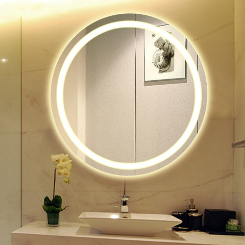 Image of Rosetta - LED Light Frame Round Mirror
