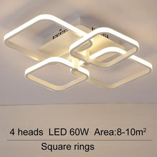 Load image into Gallery viewer, Layered Square Modern LED Chandelier