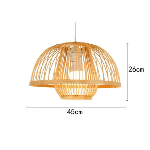 Image of Calico - Bamboo Pendant Hanging Light