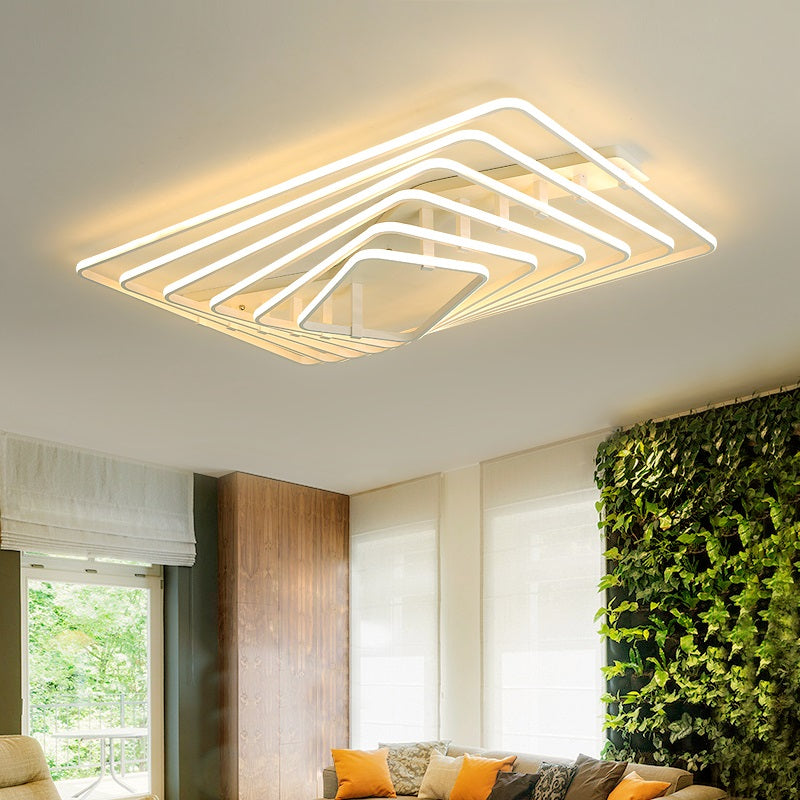 Led twist store ceiling light