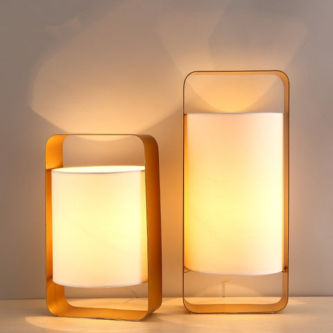Image of Nate - Modern Frame Floating Lantern Desk Lamp