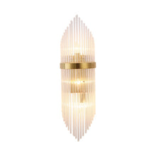 Load image into Gallery viewer, Gold Indoor Living Room Crystal Wall Lamp