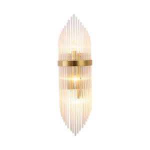 Gold Indoor Living Room Crystal Wall Lamp