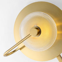Load image into Gallery viewer, Wattle - Circular Modern Art Deco Wall Lamp